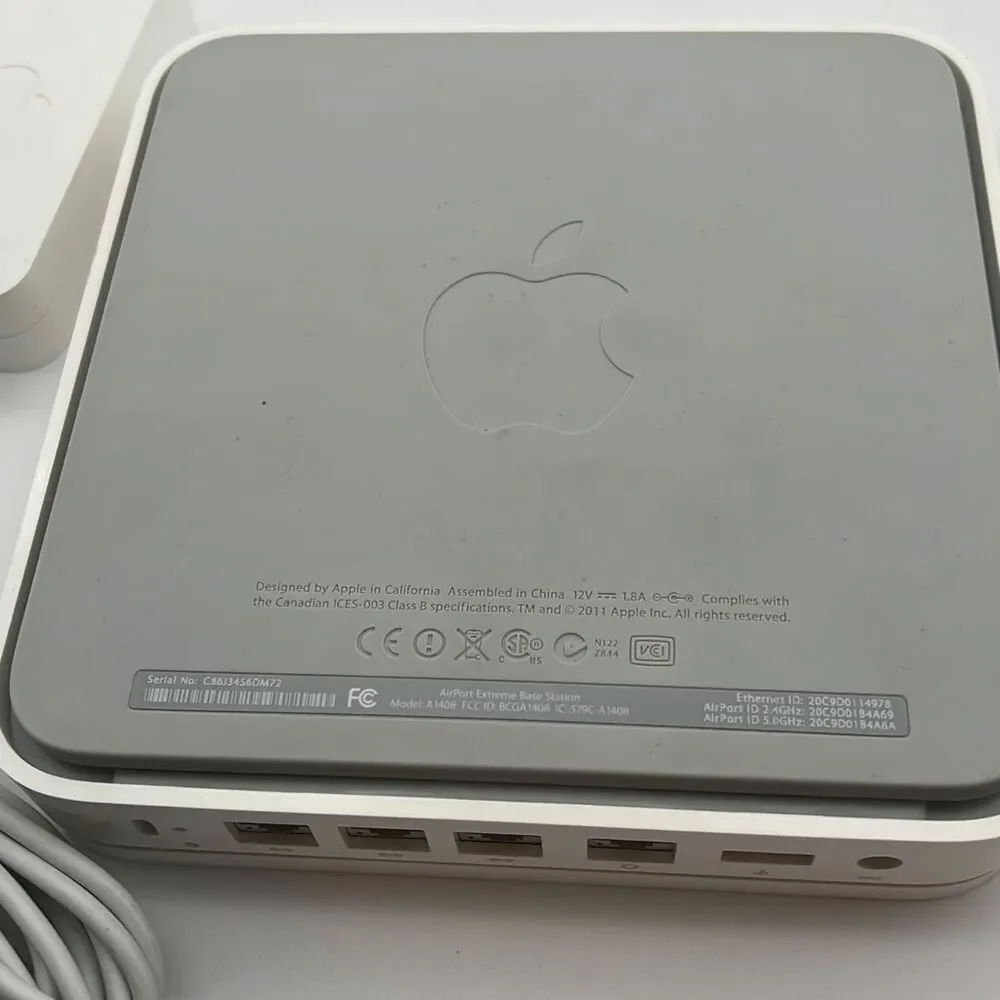 Apple A1408 AirPort Extreme Base Station 5th Gen Wireless Router Working and Tes